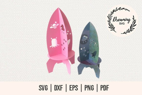 3D Rocket SVG: A Designerβs Take on Paper Toys