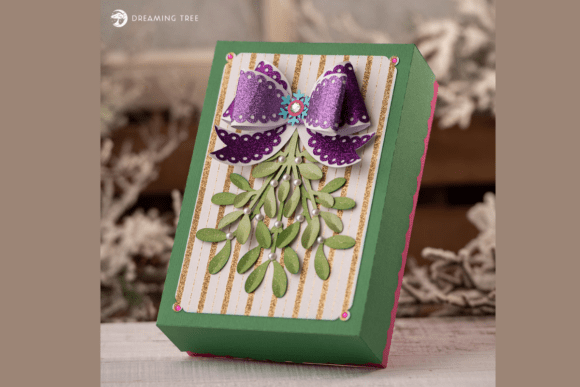 3D SVG Review: Mistletoe Gift Box for Christmas