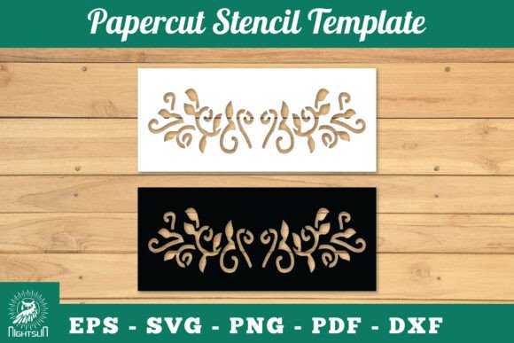 3D SVG Spring Review: Decorative Papercut Stencil
