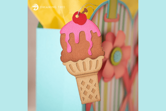Chocolate Cone Hang Tag: 3D SVG Freebies Review