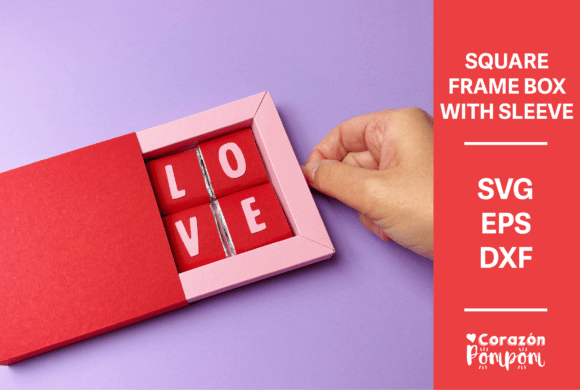 Frame Gift Box SVG: 3D Shapes for Editorial Design