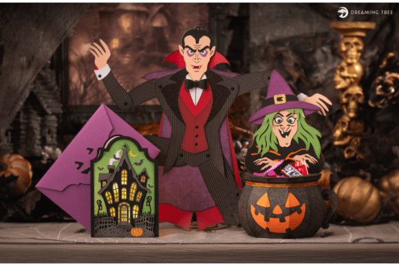 Ghoulish Gatherings: A 3D SVG for Halloween Design