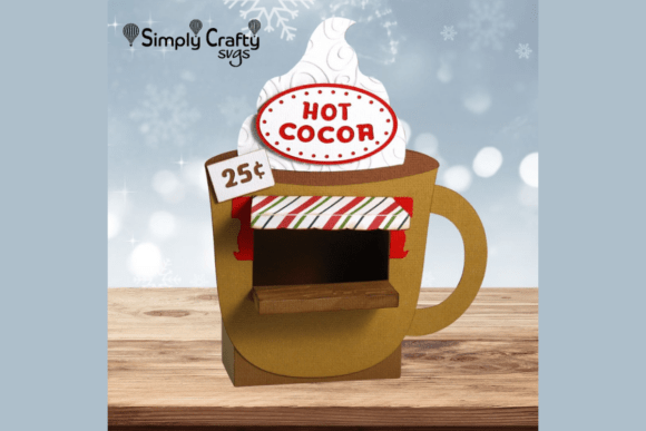 Hot Cocoa Bar SVG: 3D Christmas Asset Review