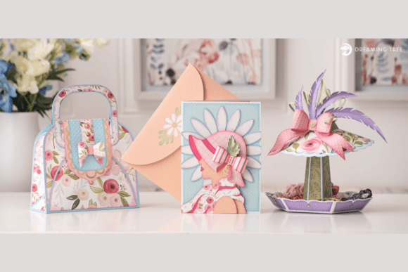 Ladies Only SVG Bundle: Elegant 3D Centerpieces