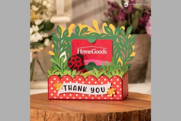 Lady Bug Treat Holder SVG: 3D Promo Asset Review