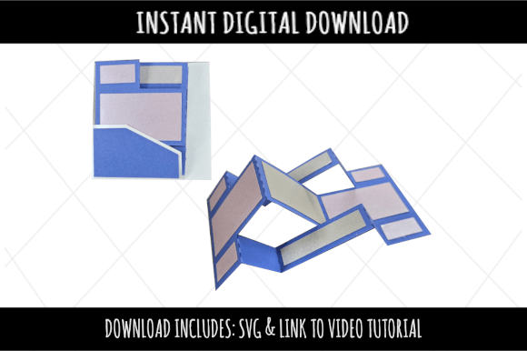 Zig Zag Card: 3D SVG for Pop-Up Cards & Web